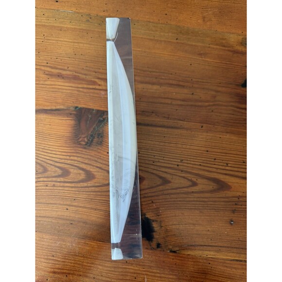 Kassatex Ducale Tray Acrylic And Resin Modern Soap Dish Jewelry Trinket Heavy - Picture 4 of 16